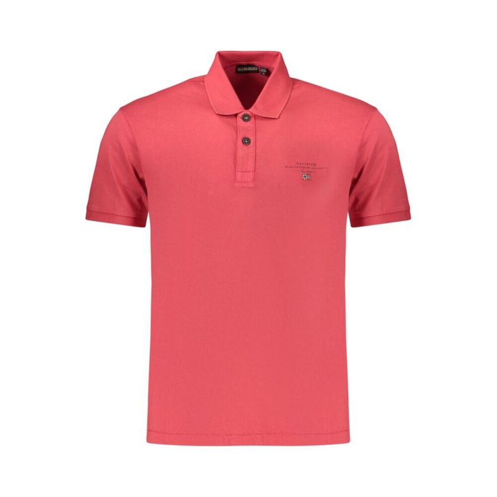 Napapijri Rosso Cotton Men's Men's Polo